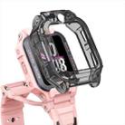 For Xiaotiancai Z6P Half Coverage Hollow TPU Watch Protective Case(Transparent Black) - 2