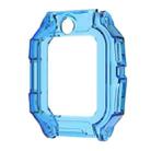 For Xiaotiancai Z6P Half Coverage Hollow TPU Watch Protective Case(Transparent Blue) - 1