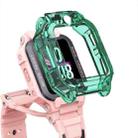 For Xiaotiancai Z6P Half Coverage Hollow TPU Watch Protective Case(Transparent Green) - 2