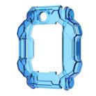 For Xiaotiancai Z7S Half Coverage Hollow TPU Watch Protective Case(Transparent Blue) - 1