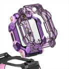 For Xiaotiancai Z7S Half Coverage Hollow TPU Watch Protective Case(Transparent Purple) - 3