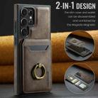 For Samsung Galaxy S24 Ultra 5G DG.MING K1 MagSafe Detachable Wallet RFID Back Cover Phone Case(Coffee) - 2