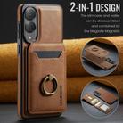For Samsung Galaxy S25 Edge 5G DG.MING K1 MagSafe Detachable Wallet RFID Back Cover Phone Case(Brown) - 2
