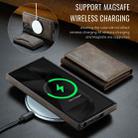 For Samsung Galaxy S24 Ultra 5G DG.MING MAGKING-K2 Series MagSafe RFID Card Bag Detachable Phone Case(Coffee) - 2