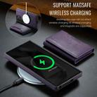 For Samsung Galaxy S24 Ultra 5G DG.MING MAGKING-K2 Series MagSafe RFID Card Bag Detachable Phone Case(Purple) - 2