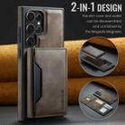 For Samsung Galaxy S23 Ultra 5G DG.MING MAGKING-K2 Series MagSafe RFID Card Bag Detachable Phone Case(Coffee) - 2
