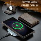 For Samsung Galaxy S23 Ultra 5G DG.MING MAGKING-K2 Series MagSafe RFID Card Bag Detachable Phone Case(Coffee) - 3