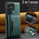 For Samsung Galaxy S23 Ultra 5G DG.MING MAGKING-K2 Series MagSafe RFID Card Bag Detachable Phone Case(Green) - 2