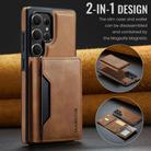 For Samsung Galaxy S25 Ultra 5G DG.MING MAGKING-K2 Series MagSafe RFID Card Bag Detachable Phone Case(Brown) - 2