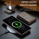 For Samsung Galaxy S25 Edge 5G DG.MING MAGKING-K2 Series MagSafe RFID Card Bag Detachable Phone Case(Coffee) - 3