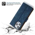 For iPhone 11 Pro Max POLA Dual-color Zipper Wallet RFID Leather Phone Case(Yellow Blue) - 3