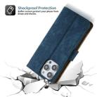 For iPhone 11 Pro POLA Dual-color Zipper Wallet RFID Leather Phone Case(Yellow Blue) - 3