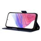 For OPPO Find X8 Ultra 5G Embossed Rose RFID Anti-theft Leather Phone Case(Dark Blue) - 3