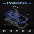 For Redmi Note 14 Pro 5G Shockproof TPU + PC Phone Case with Holder(Blue) - 3