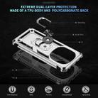 For Redmi Note 14 Pro 5G Shockproof TPU + PC Phone Case with Holder(Silver) - 3