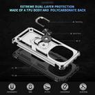 For Redmi Note 14 Pro+ 5G Shockproof TPU + PC Phone Case with Holder(Silver) - 3