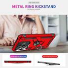 For Redmi Note 14 5G Shockproof TPU + PC Phone Case with Holder(Red) - 3