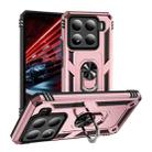 For Xiaomi 15 Pro Shockproof TPU + PC Phone Case with Holder(Rose Gold) - 1