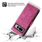 For Google Pixel 7 Pro POLA Dual-color Zipper Wallet RFID Leather Phone Case(Purple Pink) - 3