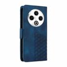 For Tecno Spark 30 4G Embossed Rhombus Starry Leather Phone Case(Blue) - 3