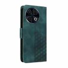 For Tecno Spark 30 Pro 4G Embossed Rhombus Starry Leather Phone Case(Green) - 3