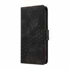 For Infinix Hot 50 4G Embossed Rhombus Starry Leather Phone Case(Black) - 2