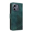 For Infinix Hot 50i / Smart 9 Embossed Rhombus Starry Leather Phone Case(Green) - 3