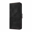 For Infinix Hot 40i Embossed Rhombus Starry Leather Phone Case(Black) - 2