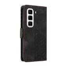 For Infinix Hot 50 Pro+ 4G Embossed Rhombus Starry Leather Phone Case(Black) - 3