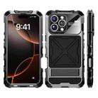 For iPhone 16 Pro Max Life Waterproof Dustproof Shockproof Phone Case(Black) - 2