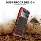 For iPhone 16 Pro Max Life Waterproof Dustproof Shockproof Phone Case(Red) - 3