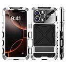 For iPhone 16 Pro Max Life Waterproof Dustproof Shockproof Phone Case(Silver) - 2