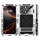 For iPhone 16 Pro Life Waterproof Dustproof Shockproof Phone Case(Silver) - 2