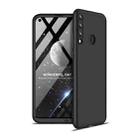 For Huawei P40 Lite E GKK Three Stage Splicing Full Coverage PC Protective Case(Black) - 1