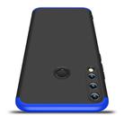 For Huawei P40 Lite E GKK Three Stage Splicing Full Coverage PC Protective Case(Black Blue) - 2