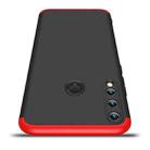 For Huawei P40 Lite E GKK Three Stage Splicing Full Coverage PC Protective Case(Black Red) - 2