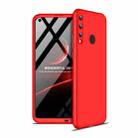 For Huawei P40 Lite E GKK Three Stage Splicing Full Coverage PC Protective Case(Red) - 1