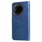 For Tecno Camon 30 4G / 5G Fashion Calf Texture Zipper Leather Phone Case(Blue) - 3