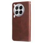 For Tecno Camon 30 Premier Fashion Calf Texture Zipper Leather Phone Case(Brown) - 3