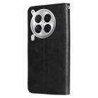 For Tecno Camon 30 Premier Fashion Calf Texture Zipper Leather Phone Case(Black) - 3