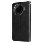 For Tecno Camon 30 Pro Fashion Calf Texture Zipper Leather Phone Case(Black) - 3