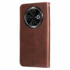 For Tecno Spark 30C Fashion Calf Texture Zipper Leather Phone Case(Brown) - 3