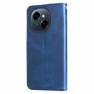 For Tecno Spark Go 1 / Pop 9 / Spark Go 2025 Fashion Calf Texture Zipper Leather Phone Case(Blue) - 3