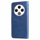 For Tecno Spark 30 4G Fashion Calf Texture Zipper Leather Phone Case(Blue) - 3