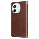 For Tecno Spark 30 5G / Pova 6 Neo 5G Fashion Calf Texture Zipper Leather Phone Case(Brown) - 3