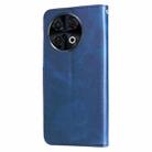 For Tecno Spark 30 Pro 4G Fashion Calf Texture Zipper Leather Phone Case(Blue) - 3