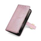 For iPhone 15 Pro Max POLA Crossbody Chain I-Shape Buckle Sequins Leather Phone Case(Rose Gold) - 2