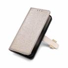 For iPhone 15 Pro Max POLA Crossbody Chain I-Shape Buckle Sequins Leather Phone Case(White) - 2