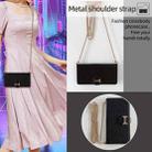 For iPhone 11 POLA Crossbody Chain I-Shape Buckle Sequins Leather Phone Case(Black) - 3