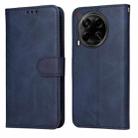 For Tecno Camon 30 4G / 5G Classic Calf Texture Flip Leather Phone Case(Blue) - 1